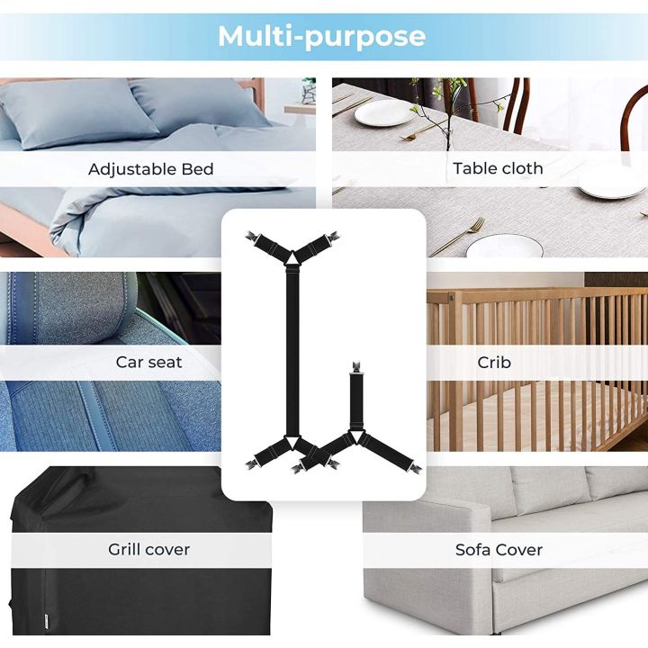 ARELENE%20Bed%20Sheet%20Holder%20Straps,Adjustable%20Elastic%20Bed%20Sheet%20Straps,Crisscross%20Bed%20Sheet%20Fasteners%20Suspenders,Sheet%20Stays%20Clip%20B%20-%20Image%206