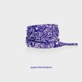 Gilding Flat Shoe Laces Cashew Flower Shoelaces for Sneakers Hand-painted Sports Casual Basketball Tennis Shoelace Shoestrings.