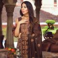 Pakistani unstitched Suit Morja Salwar Kameez for Women. 