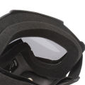 Safety Goggles Mask Wind, Dust, Protective Face Adjustable & Flexible Mask Helmet Mask For Biker Bike Rider. 