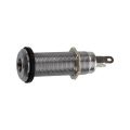 1x 1/4 Inch Chrome Cylinder Flush Mount Jack & A1347 1 Piece Guitar Bass End Pin Output Jack 1/4 Inch Mono or Stereo.