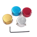 PDTYMWNG 12PCS Guitar Pedals Footswitch Topper Aluminium Alloy Guitar Effect Foot Nail Cap for Guitar Effects.
