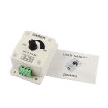 8A Single Color Knob Dimmer 12V 24V LED Rotary Wall LED Dimmer Switch popular in Led Controller Dimmers. 