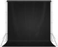 Black Screen 5x7 feet Backdrop Background for Photography Professional Video Studio Portrait Clothing Curtain. 