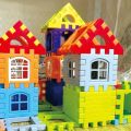 New large house building blocks large particle toys kindergarten baby children splicing puzzle building block toys. 