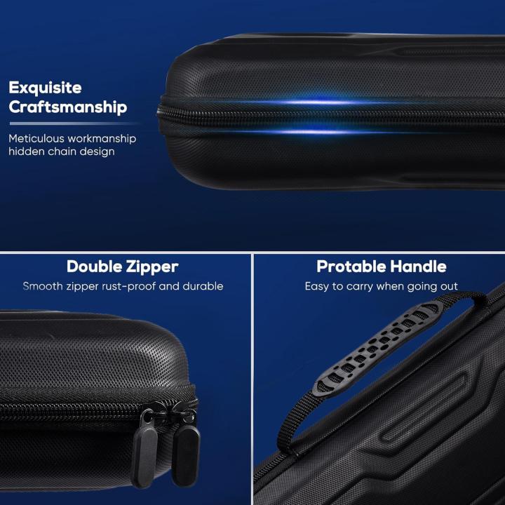 Qiunery%20Portable%20Storage%20Case%20EVA%20Hard%20Shell%20Shock-Proof%20Protective%20Case%20Storage%20Bag%20With%20Handle%20Travel%20Carrying%20Case%20Compatible%20For%20PS5%20Portal%20Game%20Console%20Accessories%20-%20Image%203