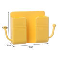 1PCS Wall Mounted Organizer Box Punch Free TV Remote Control Storage Mounted Phone Plug Wall Holder. 