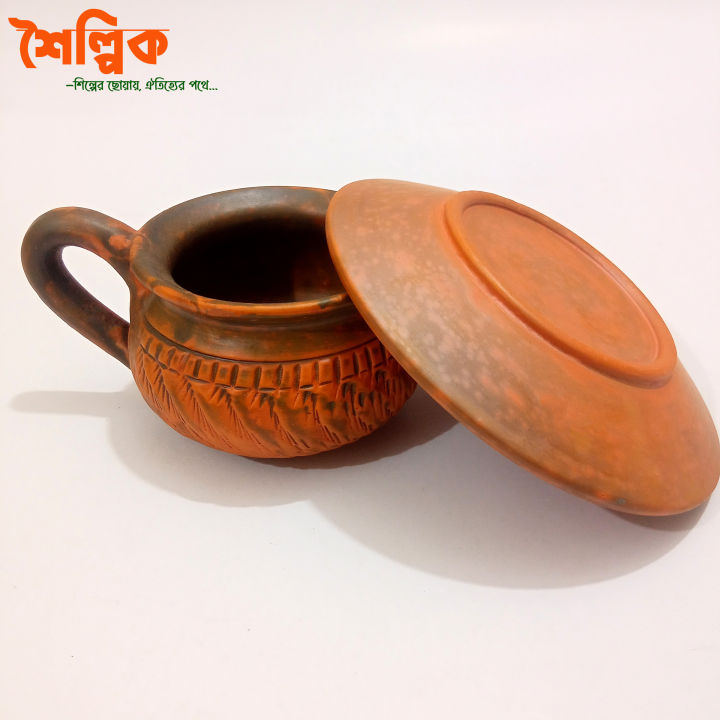 Clay%20Tea%20Cup%20With%20Pirich%20.%20Clay%20Tea%20Cup%20Set%20.%20Matir%20Cup%20Pirich%20set%20.%20Tea%20Cup-Saucer%20Set%20-%20Image%203