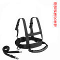 Children's outdoor anti fall rope, skiing training chest and shoulder belt, safety traction belt. 