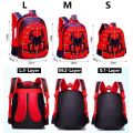 3D three-dimensional cartoon spider schoolbag set of children's schoolbag cute boys cartoon shoulder bag. 