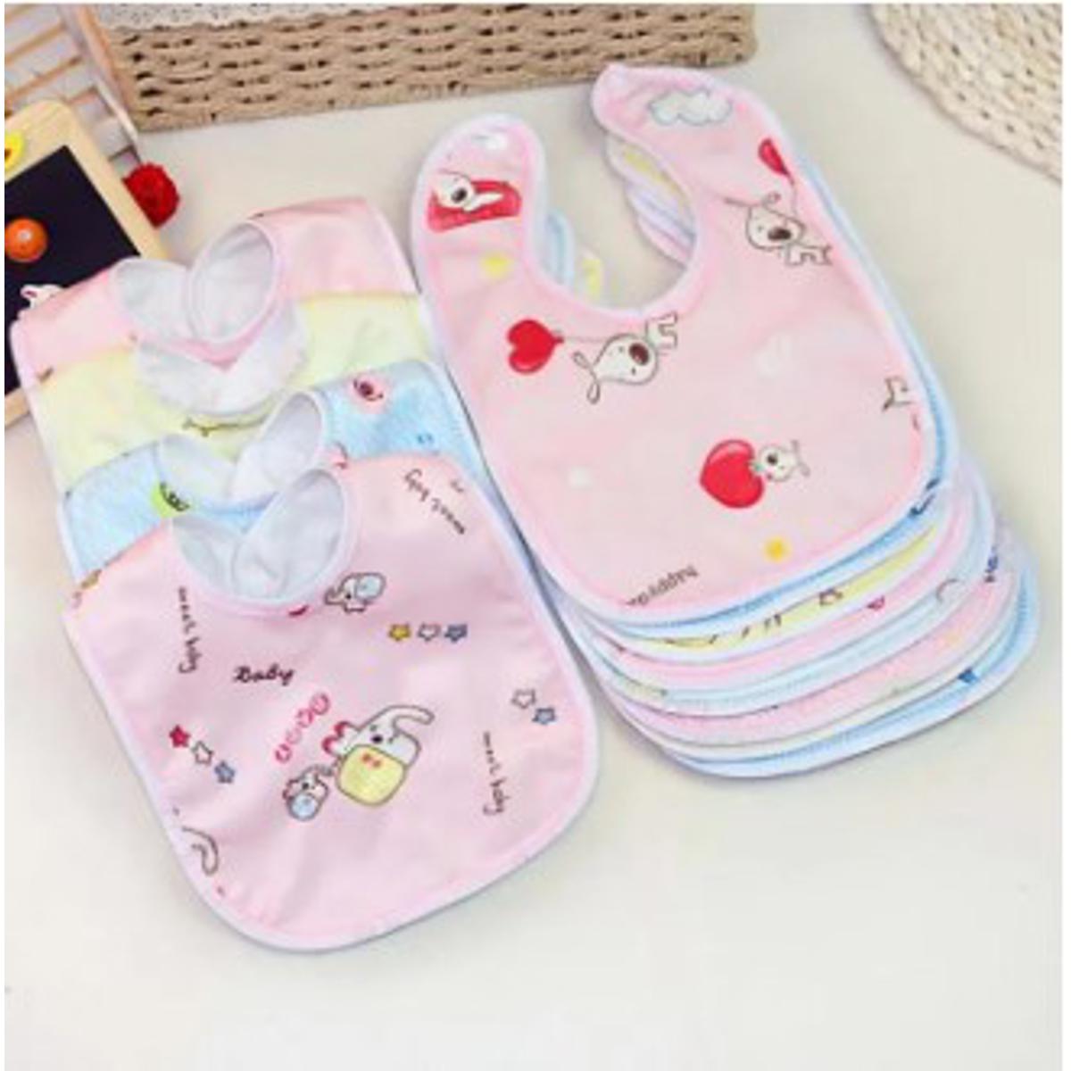 3 Piece Soft Cotton Elegant and Stylish Bibs for Kids