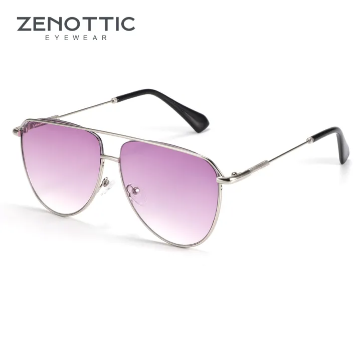 ZENOTTIC%202023%20Aviator%20Sunglasses%20Women%20Fashion%20Double%20Bridge%20Metal%20UV400%20Gradient%20Shades%20Sun%20Glasses%20-%20Image%207