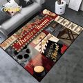 Movie Night Clapboard Rug Theater Film Art Mat Cinema Carpet For Bedroom Bathroom Living Playing Room Home Decoration Anti-skid.