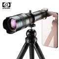 APEXEL Optional HD 60X Metal Telescope Telephoto Lens Monocular Mobile Lens+ Extendable Tripod for IPhone Huawei All Smartphones. 