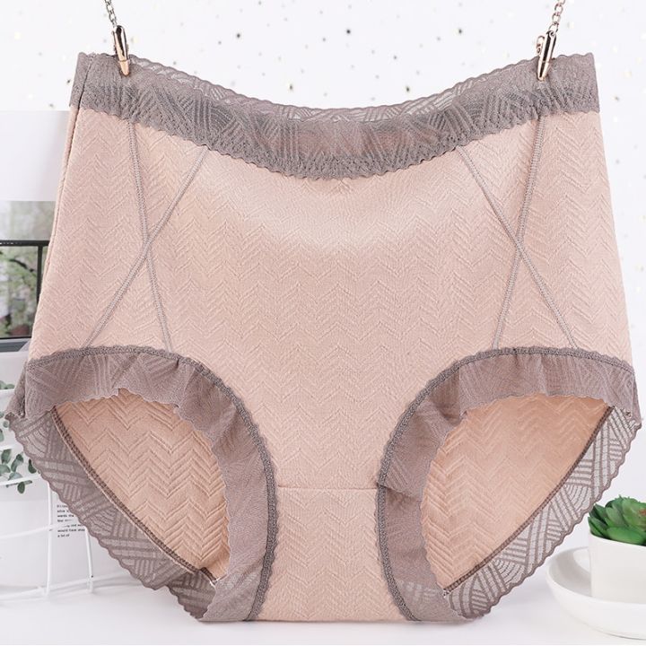 Xl-6xl%20Cotton%20Panties%20Women's%20Underwear%20Panty%20Lace%20Panties%20Plus%20Size%20High%20Waist%20Traceless%20Shorts%20Female%20Lingerie%20Briefs%20-%20Image%206
