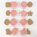 Cookie Stamper Eco-friendly 3D Cartoon Anime Press DIY Biscuit Cutter. 