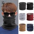 Sunnyheart Men Women Neck Warmer Cozy Warm Unisex Neck Warmer for Outdoor Activities Windproof Cold Resistant Cycling Skiing Neck Wrap Knitted Scarf.