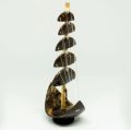Handcrafted Coconut Shell Made Showpiece 5 PaL-1 Piece.
