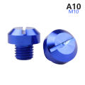 2 Pack Motorcycle CNC Aluminum M10 Mirror Hole Plug Screw Mirror Bracket BAWEI.