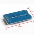 MICRO SD TF Card Module 6 Pin Micro SD Card Module MicroSD Card Adapters Module TF Card Reader Module Adapters SPI Interfaces With Level Converter Chip.