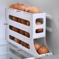 4 Tier Egg Tray Keep Tidy Storage Organizer Creative Large Capacity Space Saving Stacked Egg Tray. 
