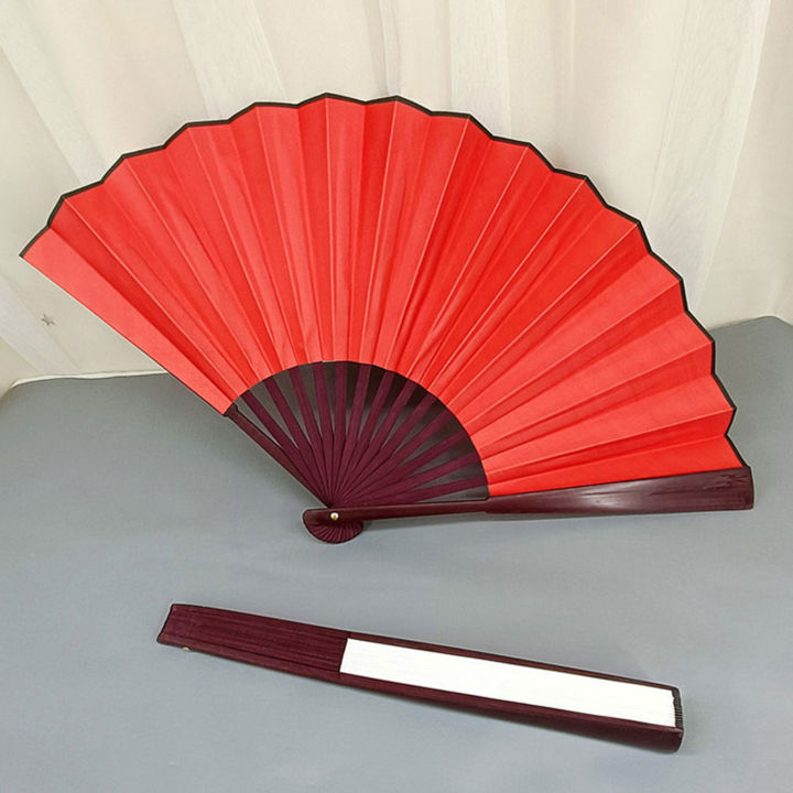Folding%20Fan%20Anti-ben%2010%20Inches%20Faux%20Silk%20Cloth%20Handheld%20Chinese%20Fan%20-%20Image%205