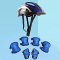 【Must-have】 7Pcs Bicycle Sport Protective Gear Set with Wrist Guards Kids Skateboard Scooter Helmet Set Adjustable for Boys Girls 5-12 Years.