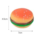 NEW Burger Stress Ball 3D Squishy Hamburger Fidget Toys Silicone Decompression Silicone Squeeze Fidget Ball Fidget Sensory Toy. 