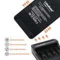 Liitokala Lii-500 4 Slots Smart Intelligent Battery Charger Kit For 3.7V Li-Ion & 1.2V Ni-Mh Rechargeable Battery Lcd Display. 