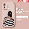 JIUMOO For VIVO Y50 Y30 Y30i Case Fashion Cool Tide Boy Men Thin New Design Leather Soft Back Cover Camera Protection Cases Shockproof Casing. 
