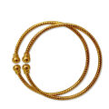 Goldplated Curi Bangles for Girls or Ladies 2 pis.