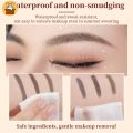2 in 1 Waterproof Eyebrow Cream Gel with Brush and Pencil - Long Lasting Brow Makeup for Natural and Beautiful Look. 