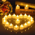 Artificial fire LED candle Golden 6 piece for home decoration. 