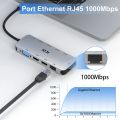 Dual HDMI Docking Station ICZI USB C Hub 11-in-1 USB C Multiport Adapter with 2 HDMI 4K 30Hz, 4 USB 3.0 / 2.0, Gigabit Ethernet,.