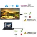 HDMI to VGA Adapter Cable, 6ft/1.8m Gold-Plated 1080P Male Active Video Converter Cord Support Notebook PC DVD Player Laptop TV Projector Monitor Etc.