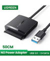 UGREEN Sata to USB 3.0 3.5-2.5 Inch SSD HDD III UASP Hard Drive Disk Adapter Cable Converter. 