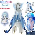 The Shorekeeper Cosplay Wuthering Waves Costume Lovely Dress Uniform Women Game Suit Halloween Party Outfit Role Play.