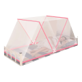 Single bed 3/6 feet mosquito net folding mosari china made Blue color.