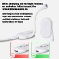 Portable Clip Night Light Mini Folder Book Light Eye Protection Study Desk Lamp Rechargeable For Travel Bedroom Reading Lighting. 