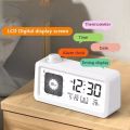 New Large Screen LED Alarm Clock ABS Visual Timer Digital Desk Clock Silent Home Decor Mini Electronic Clock.