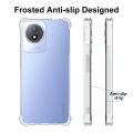 For Vivo Y02 / Vivo Y02A / Vivo Y02t Shockproof TPU Bumper Clear Soft Silicone Acrylic Mobile Phone Case For Vivo Y02 / Vivo Y02A / Vivo Y02t [ Pani Cover ] Back Cover. 