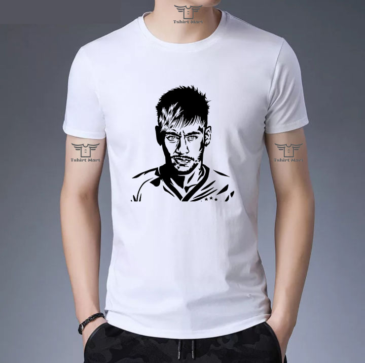 Brazilian%20Football%20Player%20Messi's%20Half%20Sleeve%20Tshirt%20-%20Image%202