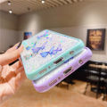 Colorized Butterfly for Samsung A50 Phone case a32/a42/a52 Soft Silicone a72/M12/S21u Protective Sleeve. 