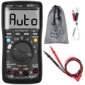 BSIDE Multimeter Auto/Manual Range Digital Universal Meter 6000 Counts LCD Display True RMS Smart AC/DC Voltage Current Meter with BT Function AC/DC Voltage Current Resistance Capacitance Frequency Temperature Duty Cycle Measurement. 