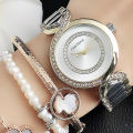 New Ladies Wrist Watches New Fashion Dress Watch Women Crystal Diamond Watches Stainless Steel Silver Clock Women Montre Femme.