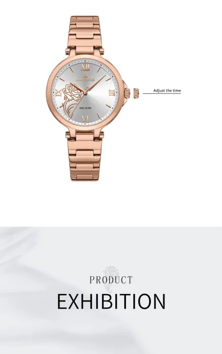 NAVIFORCE%205060%20New%20Women%20Watch%20Quartz%20Waterproof%20Top%20Luxury%20Brand%20Lady%20Wristwatch%20Steel%20Bracelet%20Original%20Female%20Girl%20Clock%20-%20Image%206