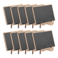 Mini Chalkboard Label Signs, 40 Pack Framed Easel Stand Wooden Blackboard for Buffet Food Signs, Wedding Place Cards. 
