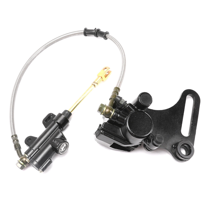 15mm Motorcycle Rear Disc Brake Assembly Caliper Cylinder for 125Cc 140Cc Scooter Dirt Pit Bike ATV Gokart Replacement