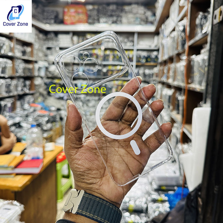Tecno%20Spark%2040%20BARLIA%20Magnetic%20Phone%20Case%20%20Imported%20Material%20High%20Quality%20Transparent%20Case%20For%20tecno%20Spark40%20Anti-Yellow%20Clear%20Back%20Cover%20-%20Image%202