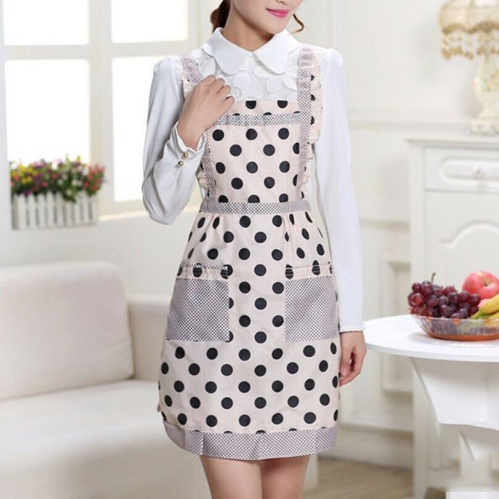Women%20Lady%20adult%20Cooking%20Kitchen%20Apron%20Restaurant%20Home%20Cooking%20Chef%20Bib%20Aprons%20Dress%20Dining%20Room%20Barbecue%20with%20Pocket%20-%20Image%203